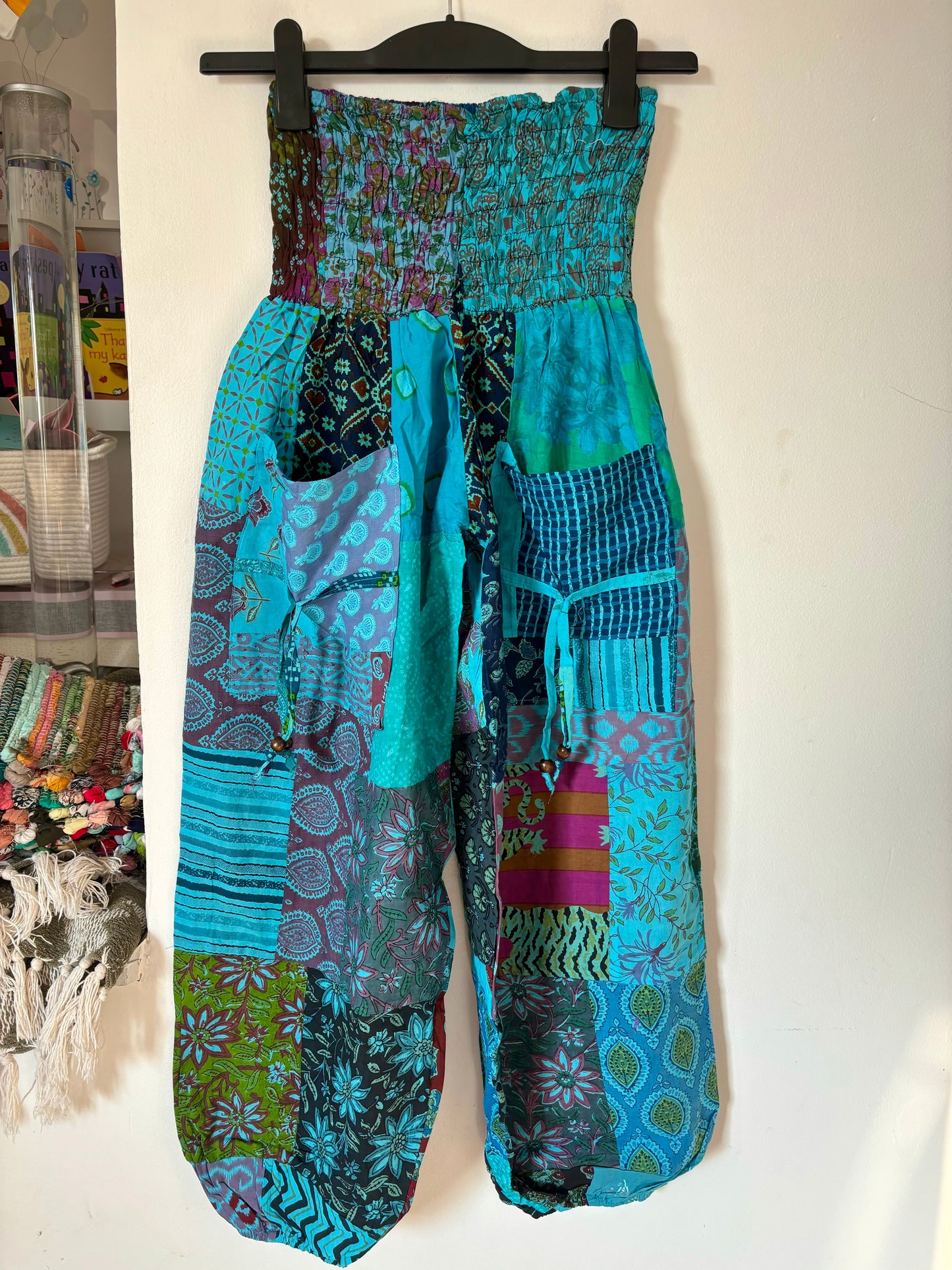 Veg Dye Trousers Blue