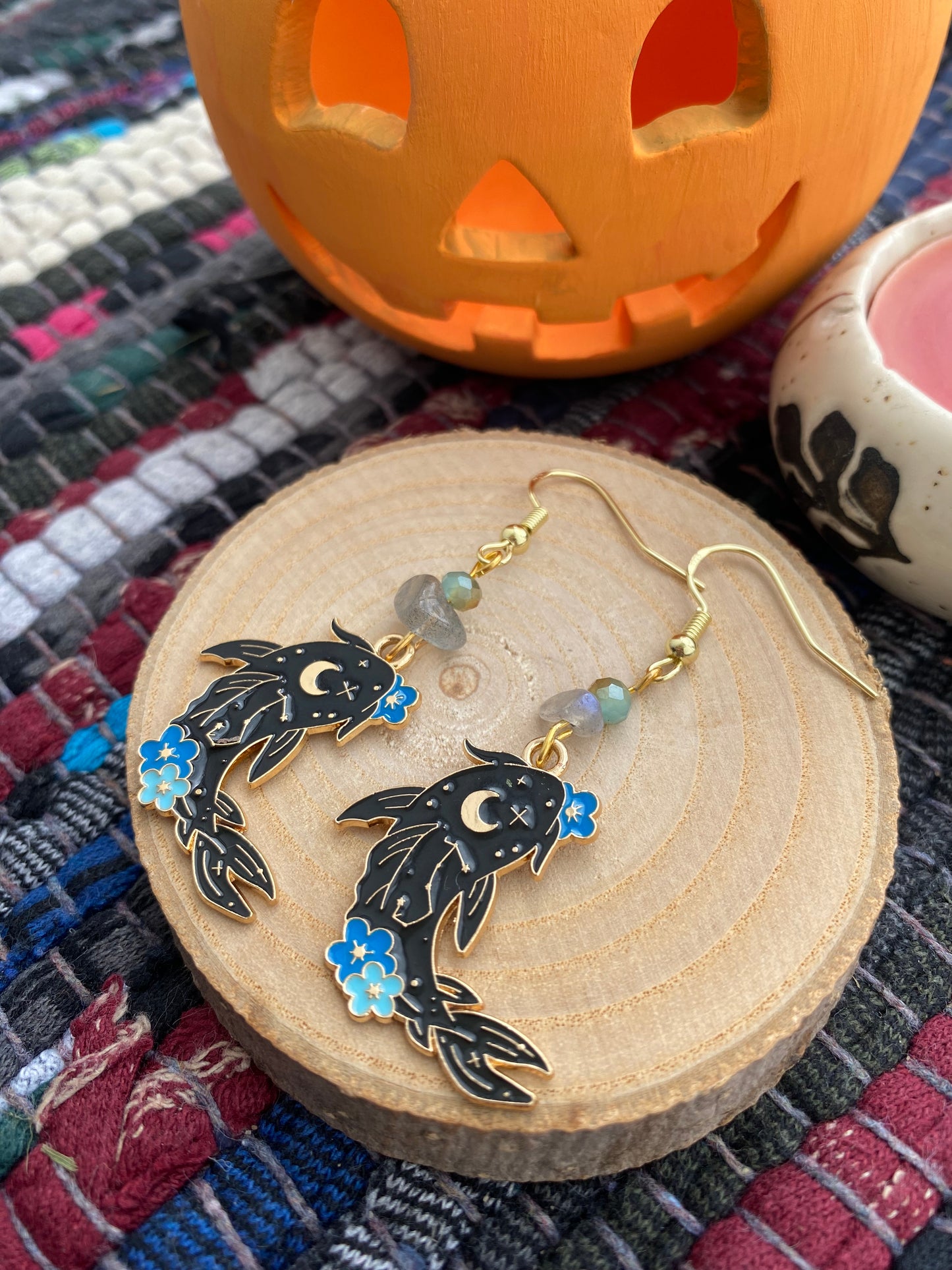 Labradorite Koi Fish
