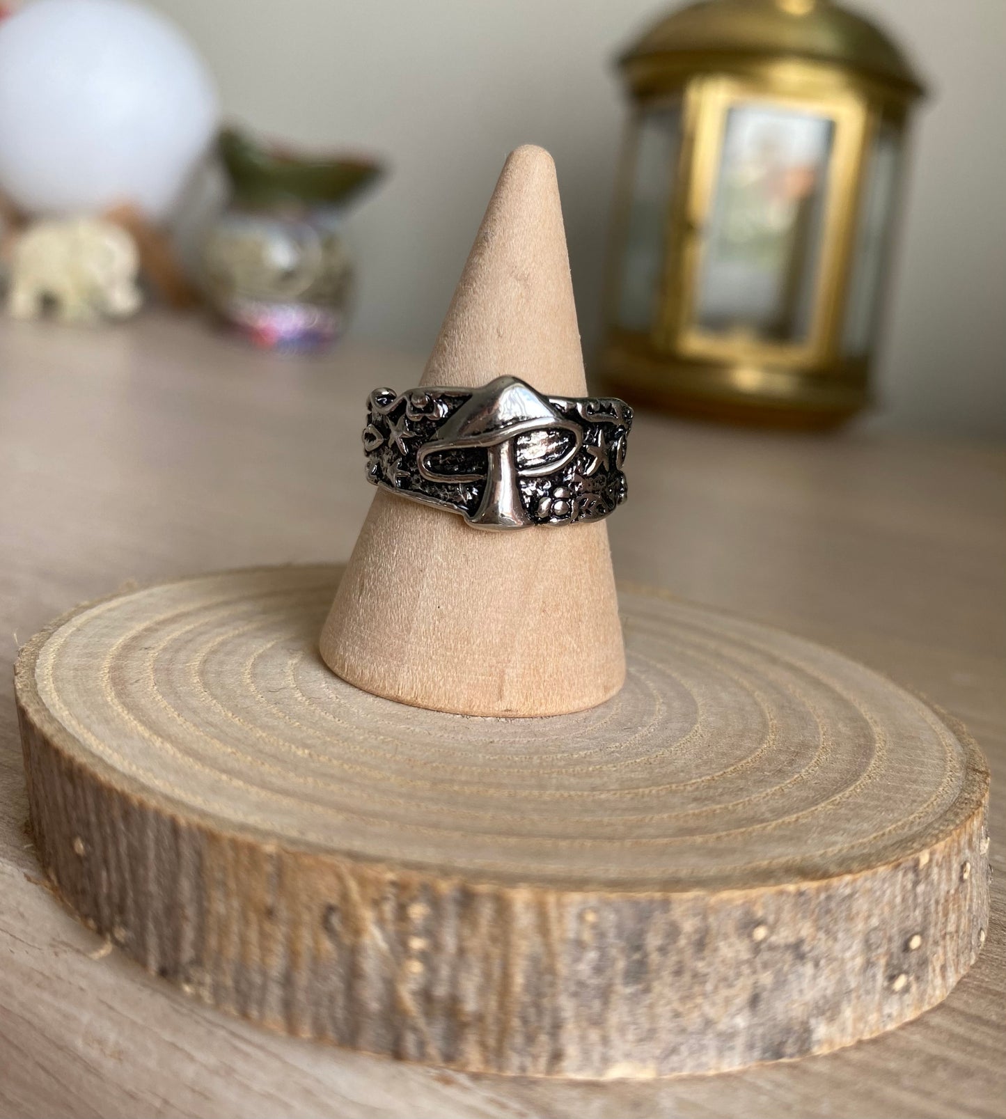 Mushroom Flower Ring