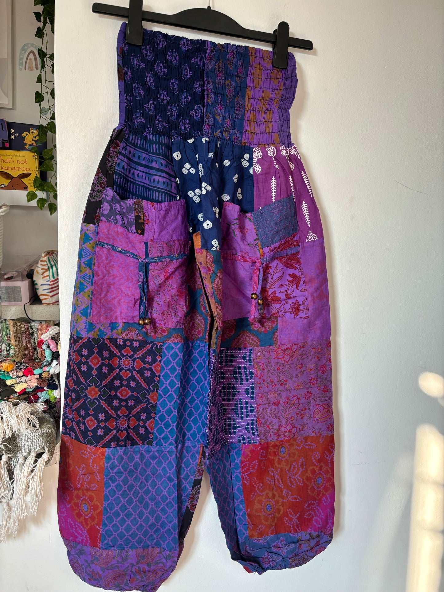 Veg Dye Trousers Purple