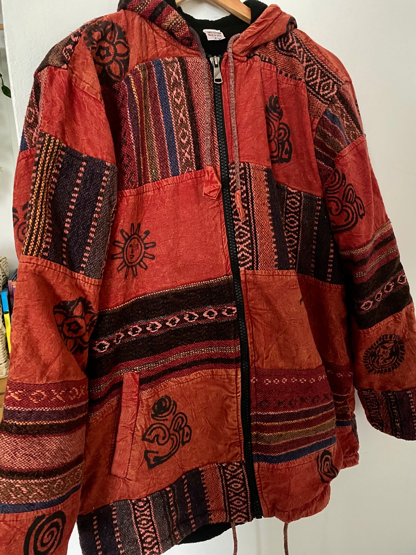 Nepalese Patchwork Stripe Jacket