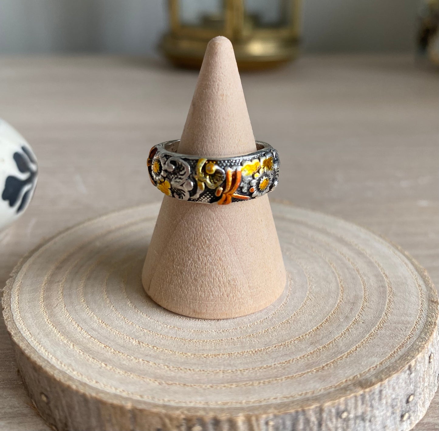 Dragonfly Flower Ring