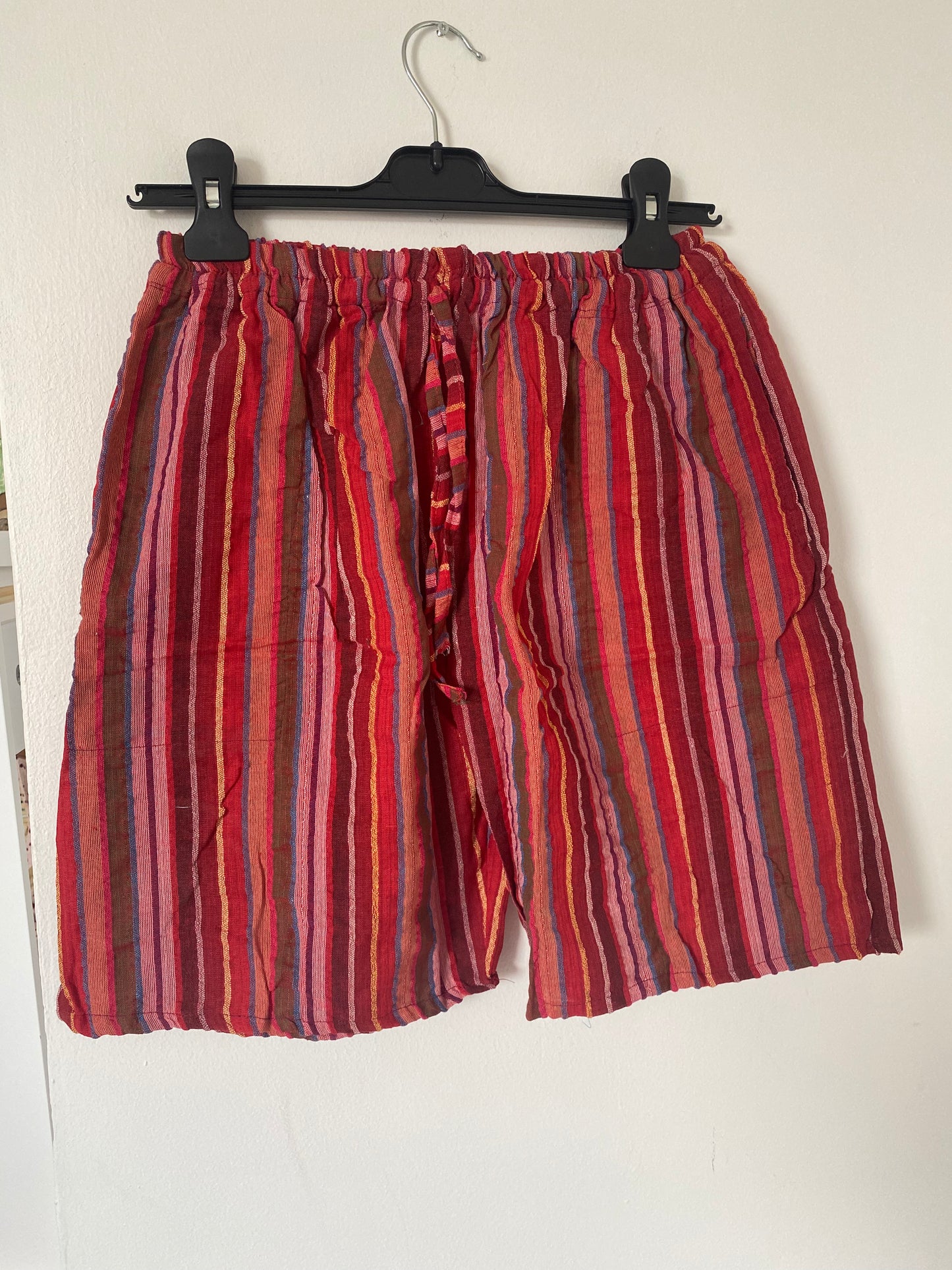 Red Striped Shorts