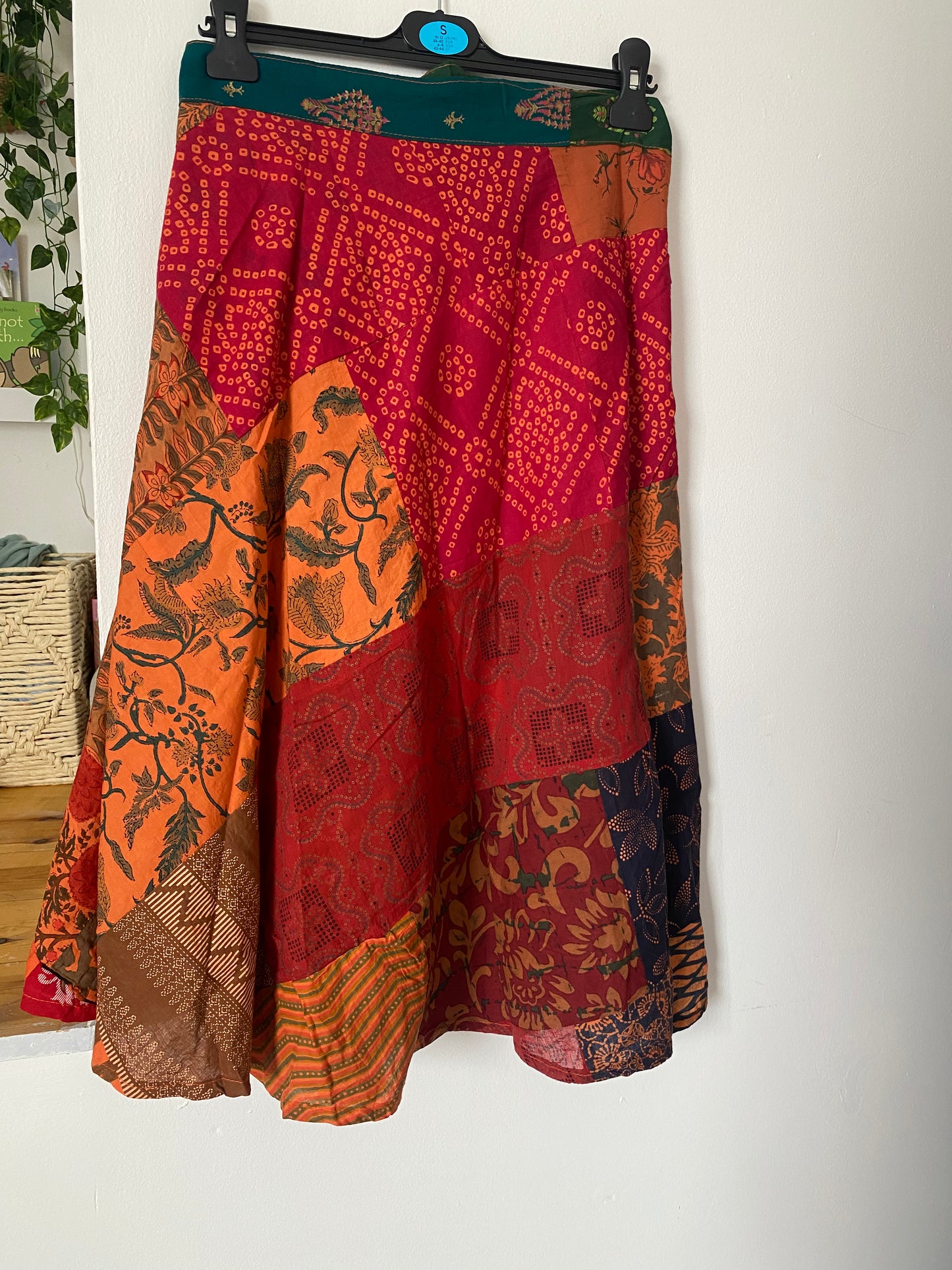 Veg Dye Wrap Skirt