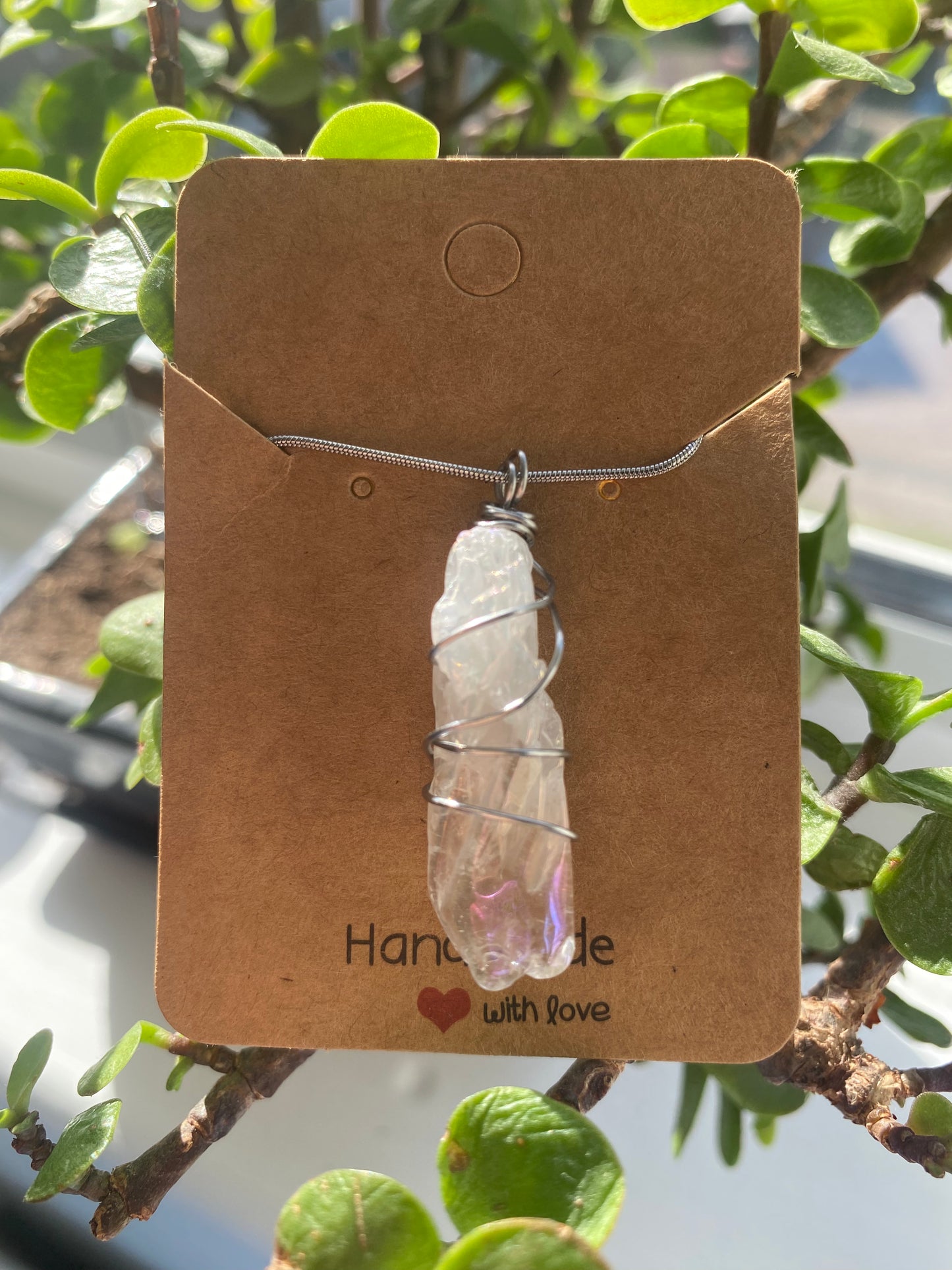 Clear Quartz Wire Wrapped