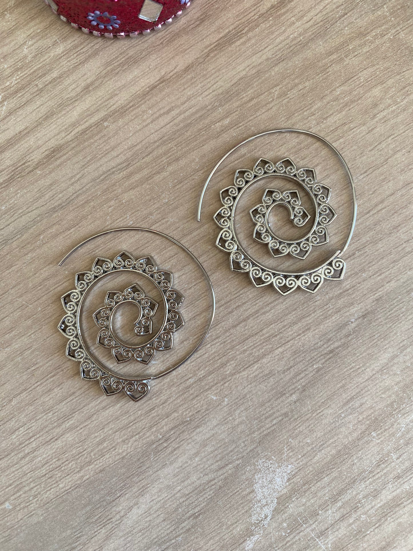 Tibetan Silver Hoops