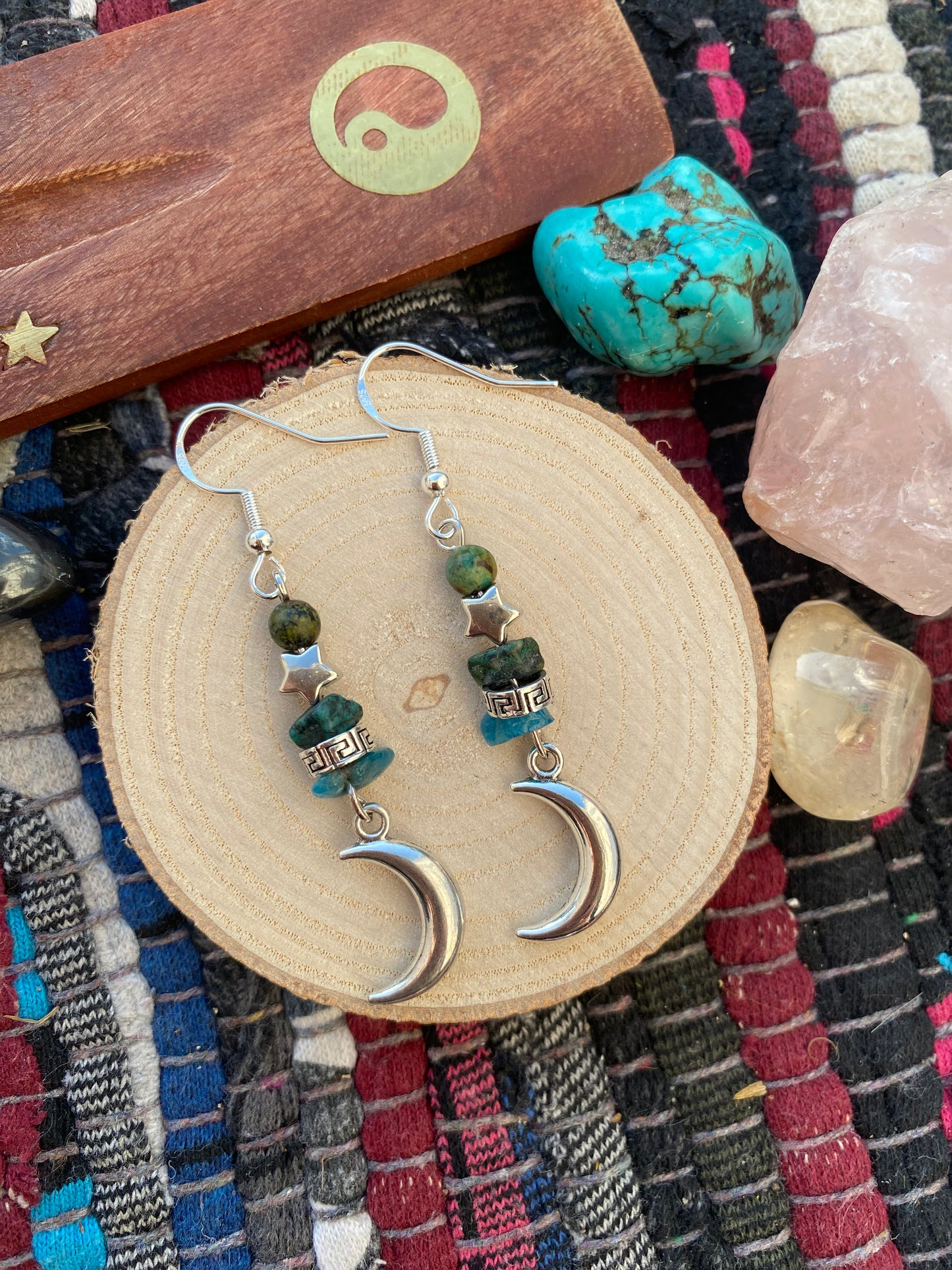 Epidote Silver Moon