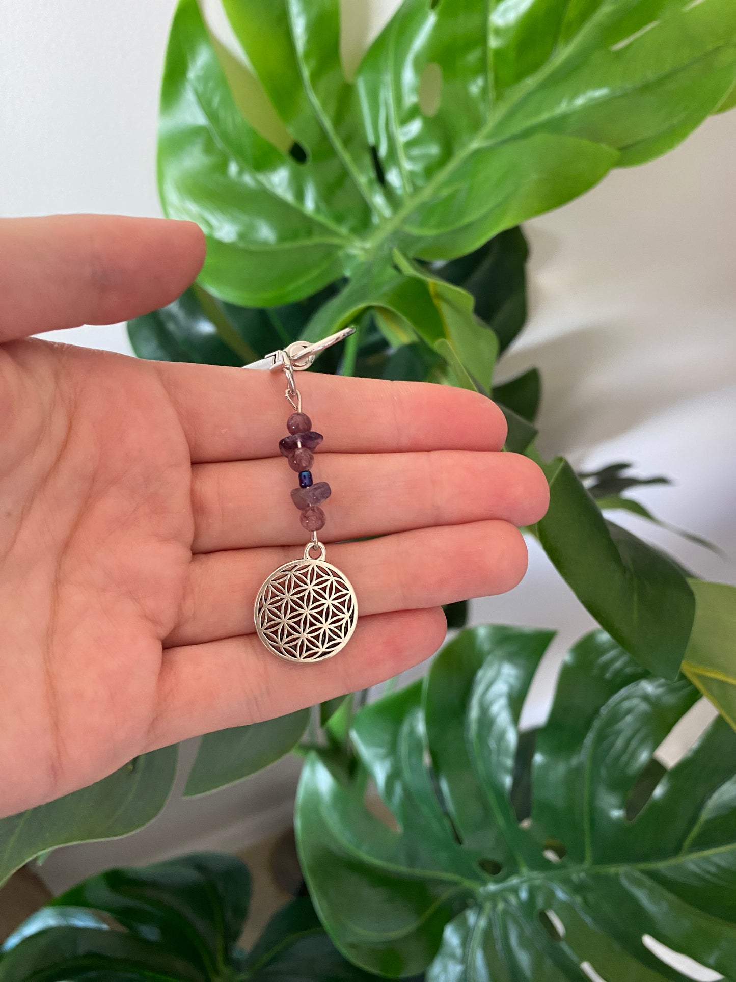 Amethyst Seed Of Life boot charm