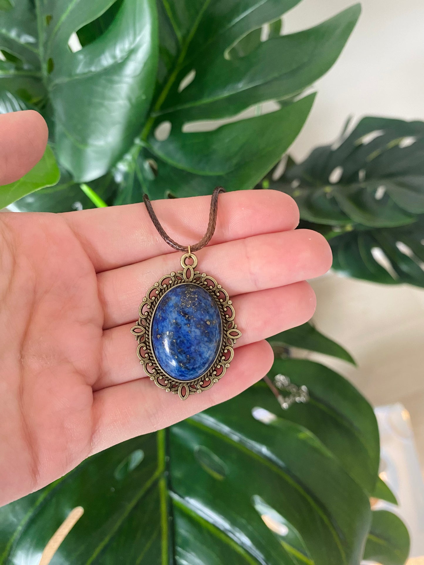 Lapis Lazuli Antique Bronze