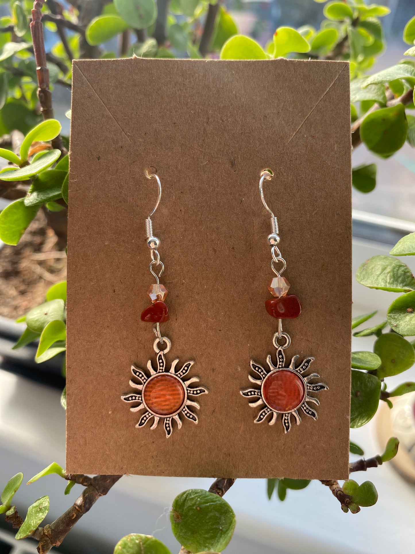Red Jasper Orange Sun