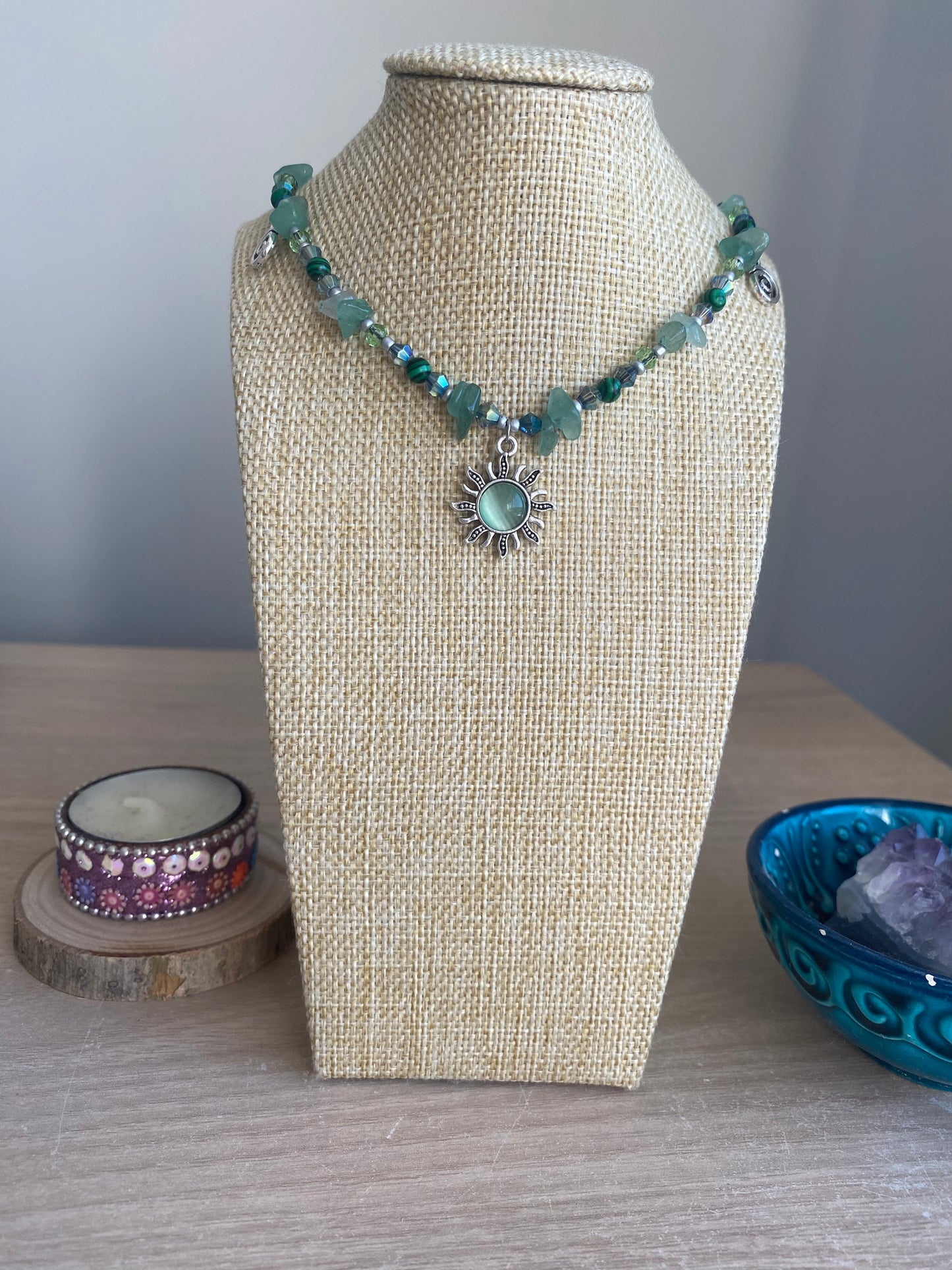 Green Aventurine Sage Sun