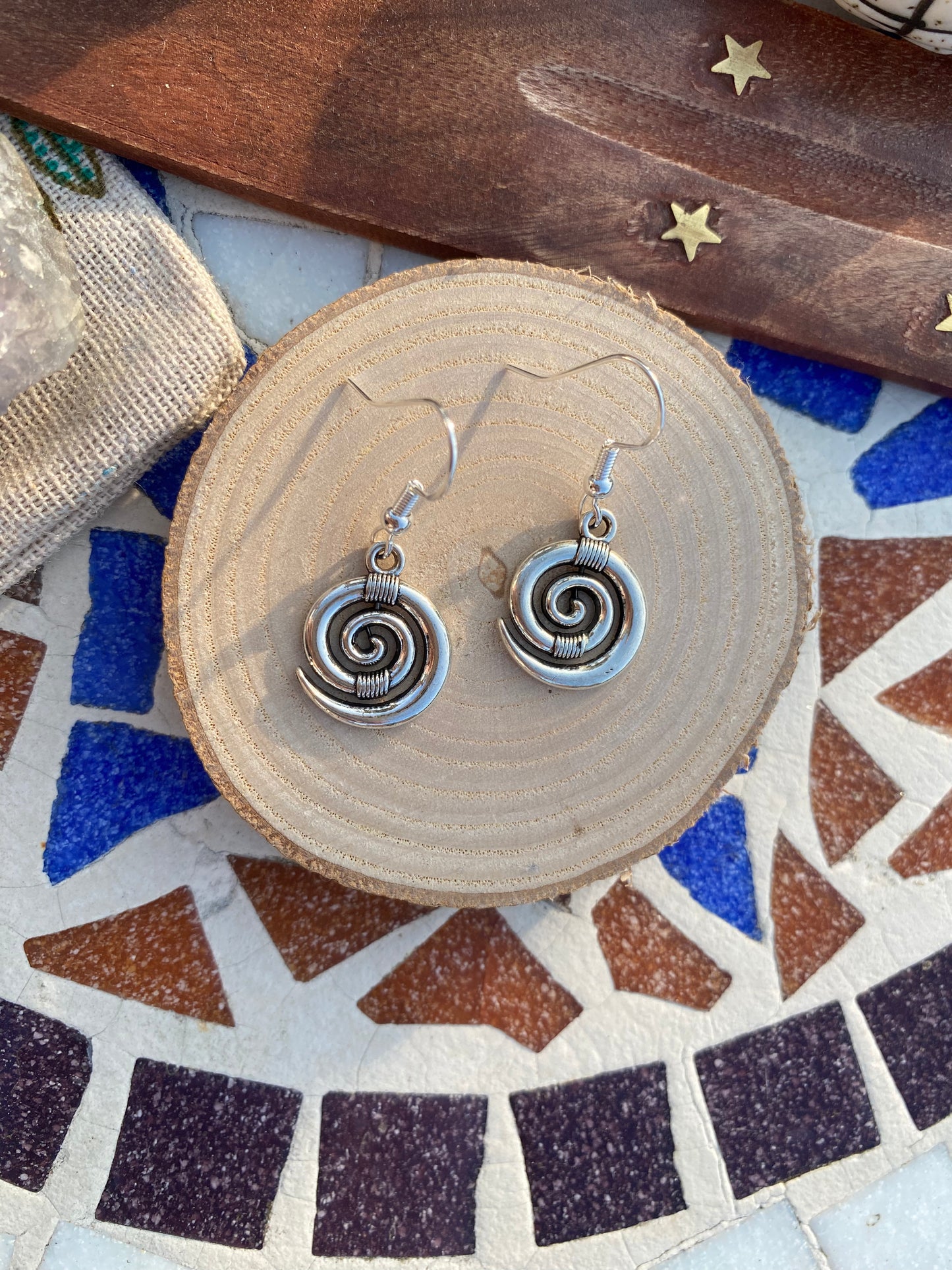 Spiral Silver Set