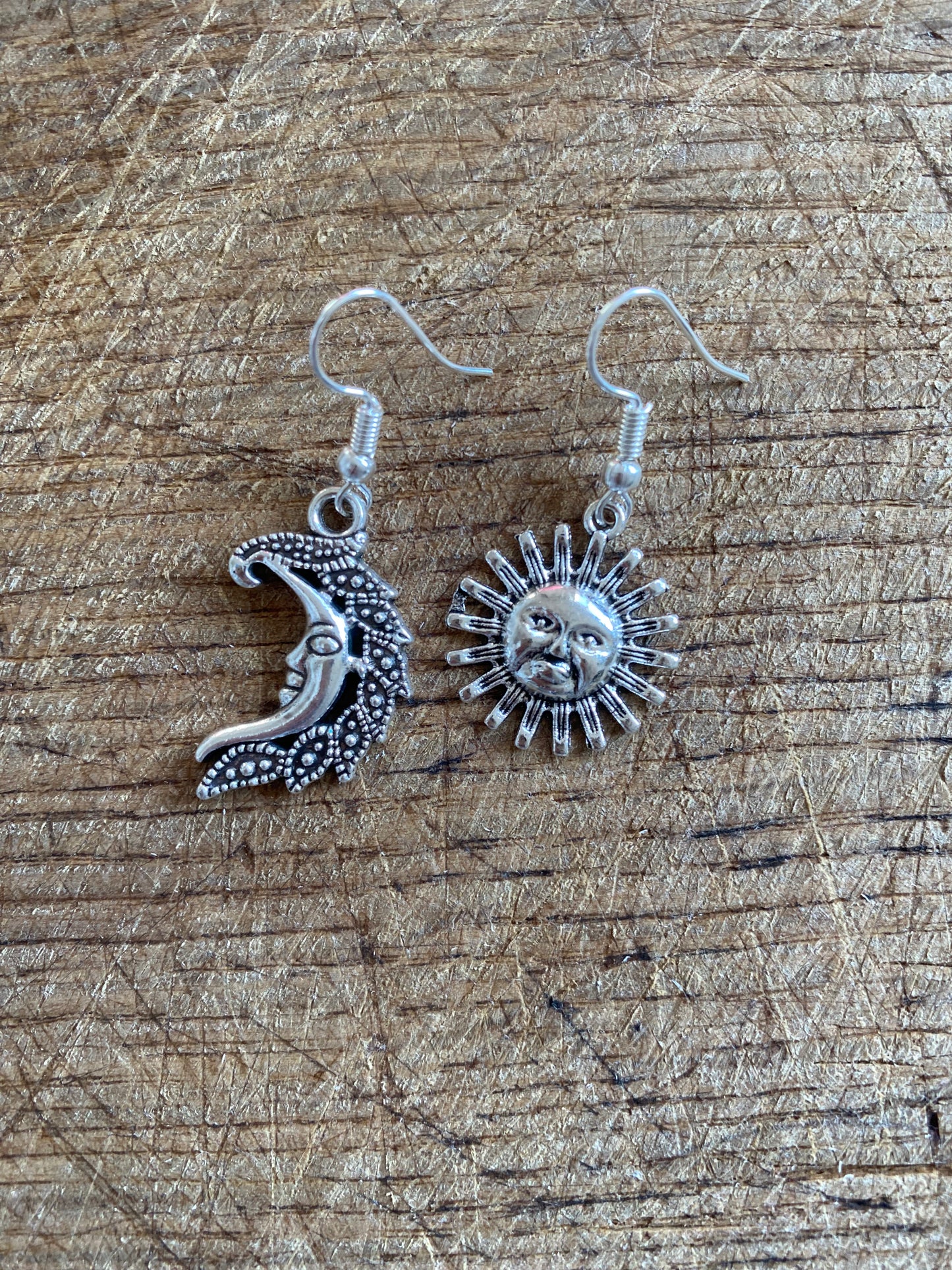 Sun And Moon Earrings