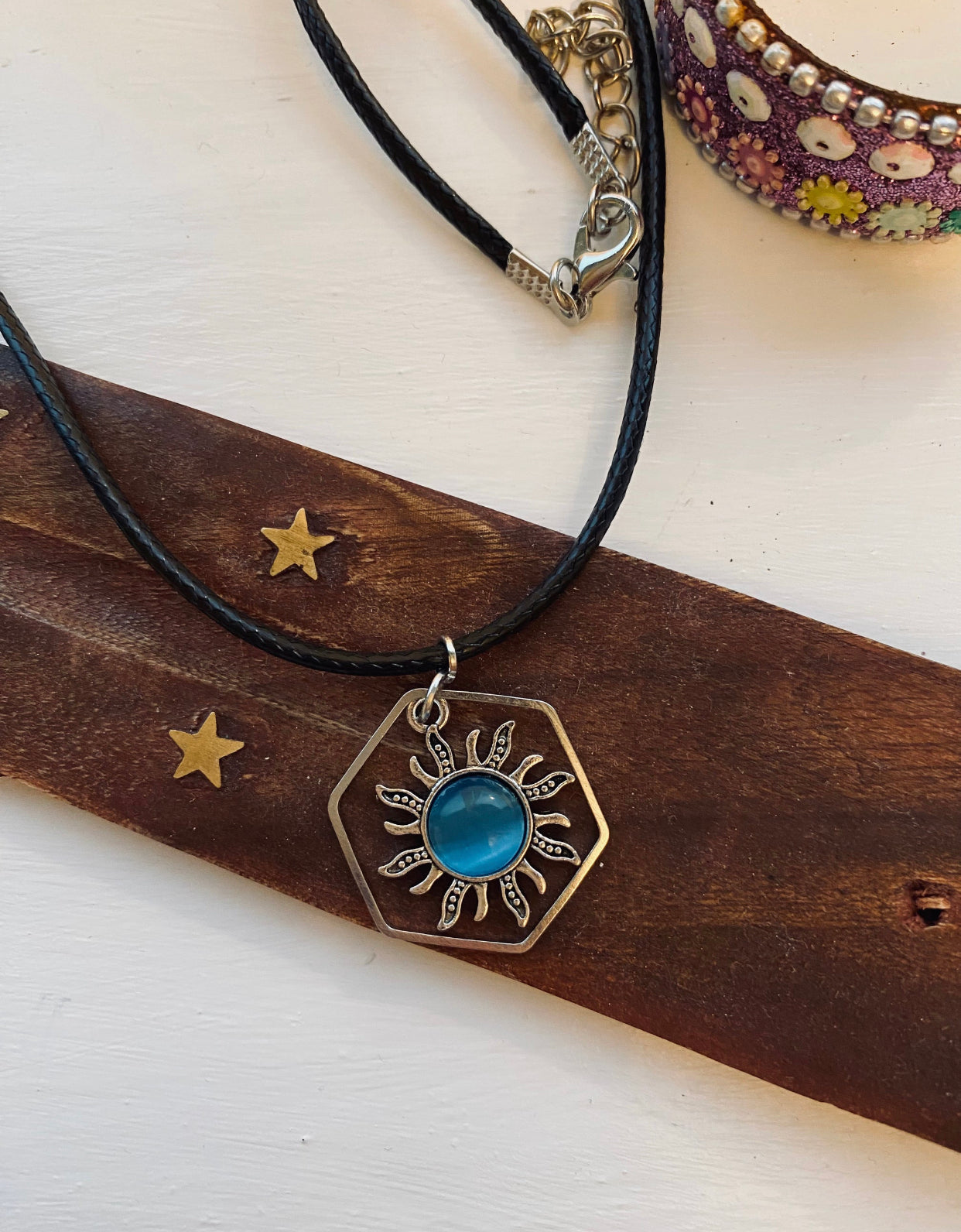 Sun Hexagon Necklace