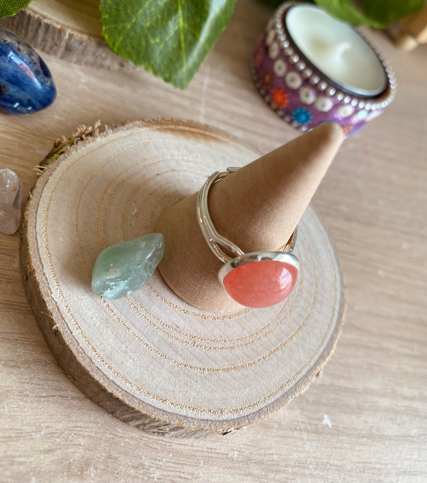 Peach Morganite Ring