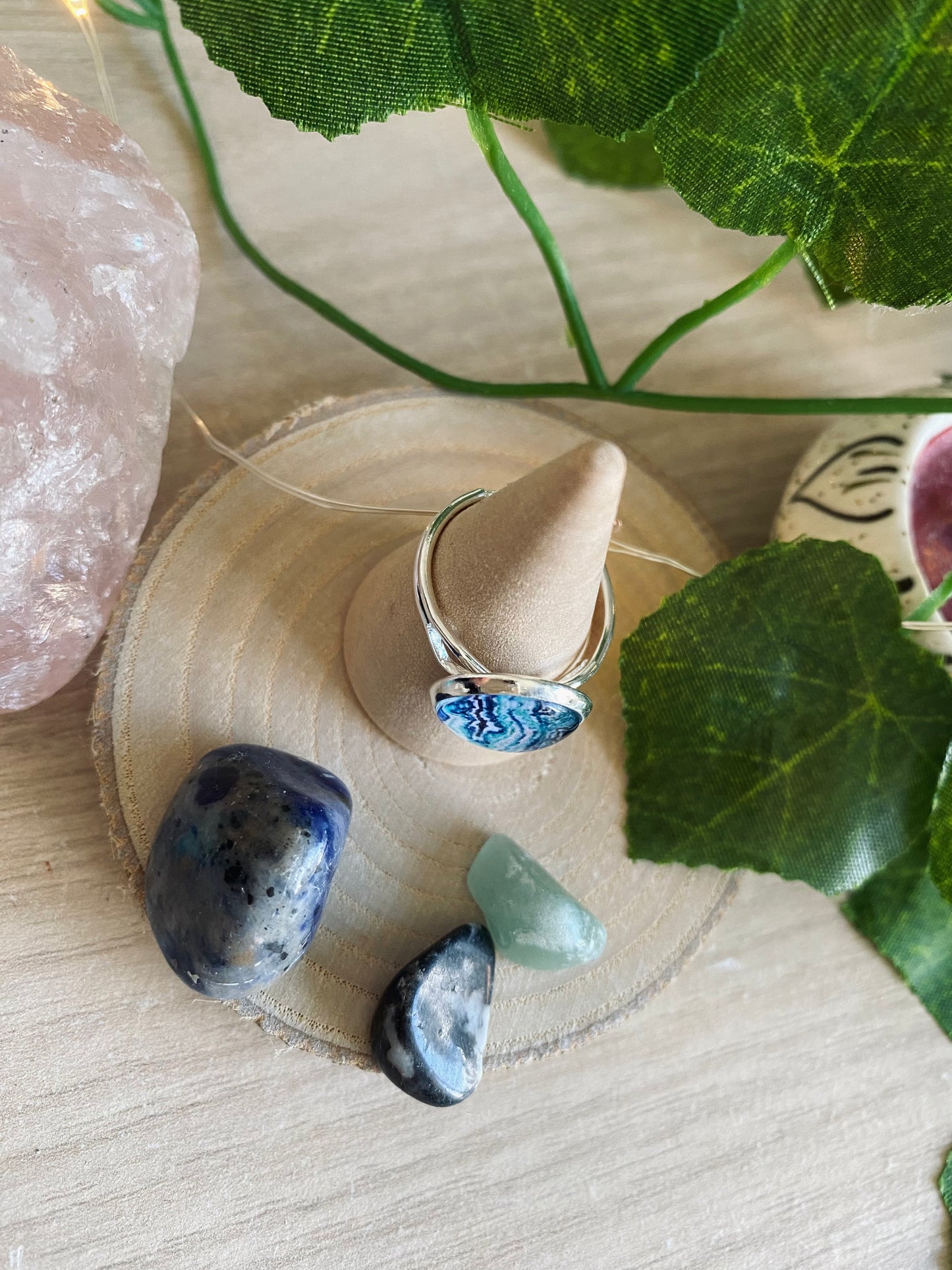 Marble Ring Blue #1