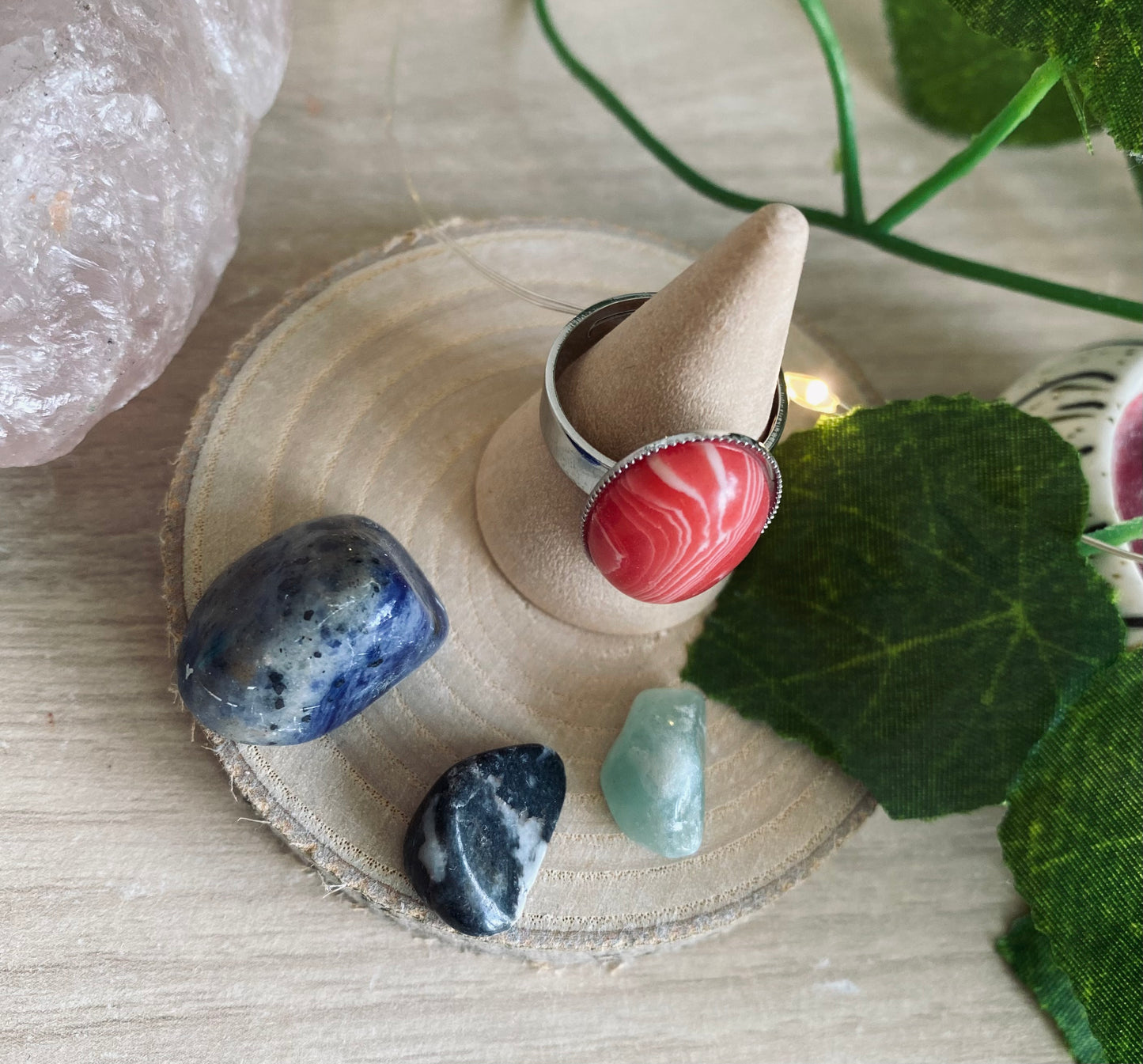 Red Magnesite Ring