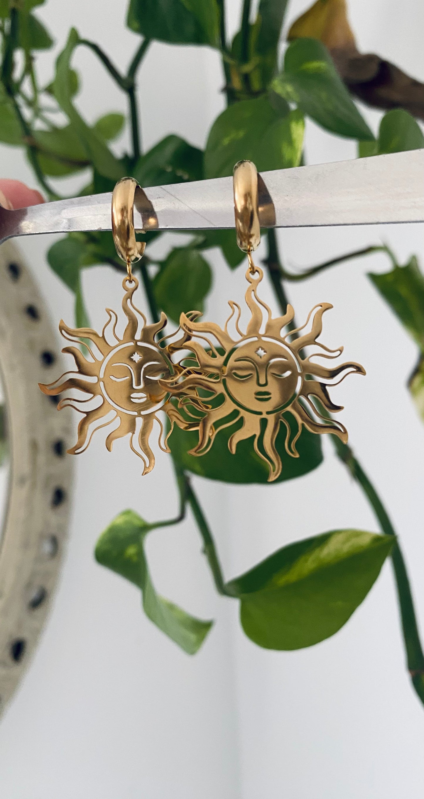 Golden Sun Earrings