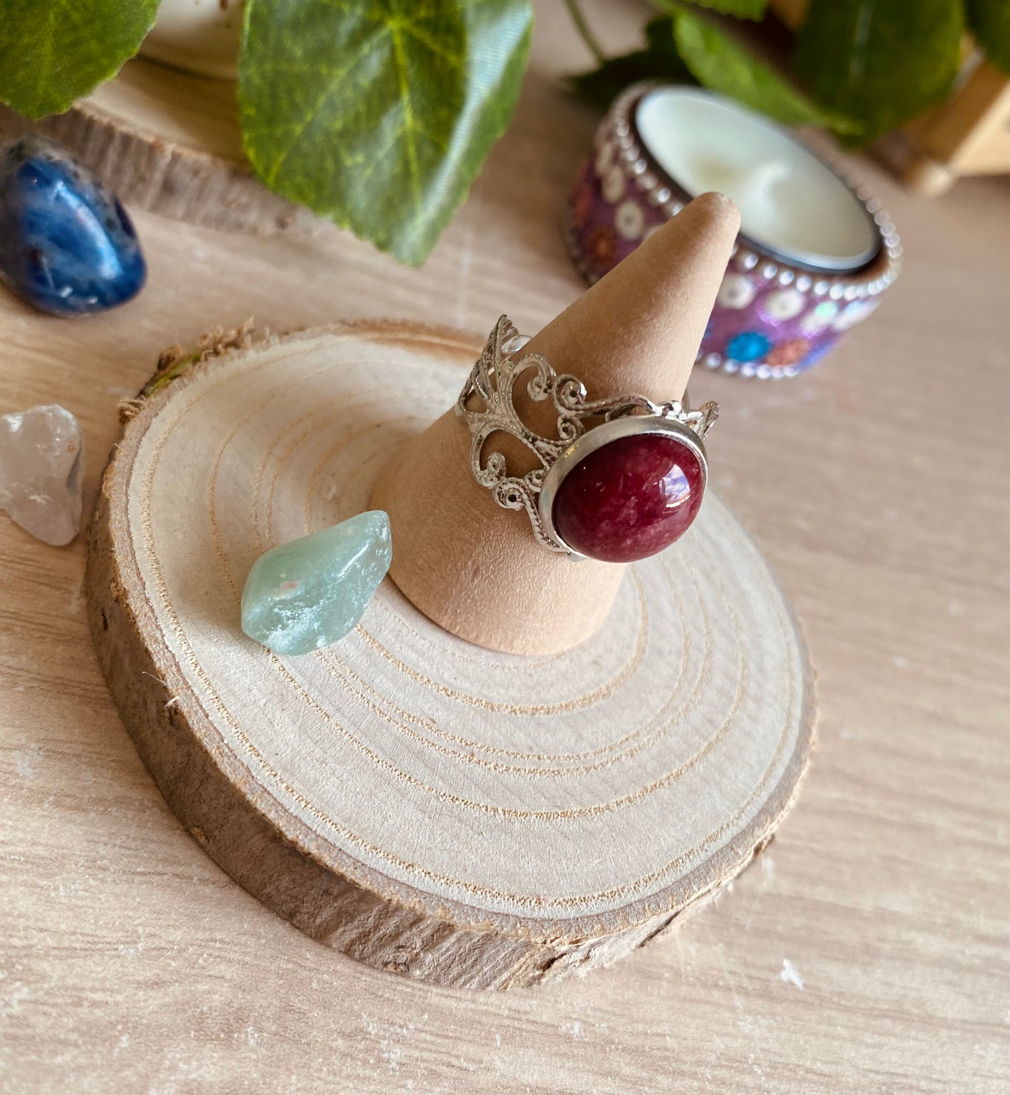 Cherry Quartz Ring