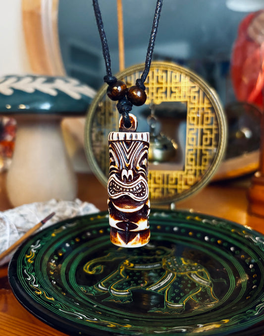 Tiki Totem Necklace