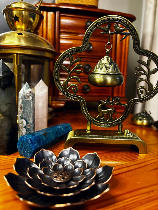 Blossom Deer Incense Burner