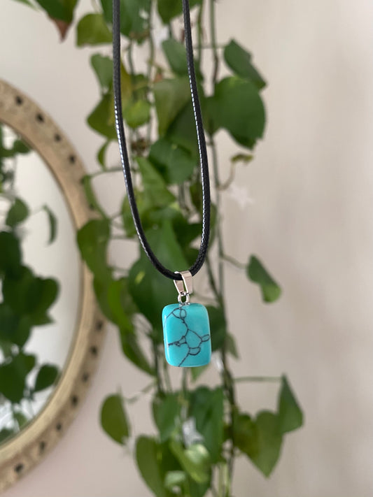 Turquoise Crystal Necklace