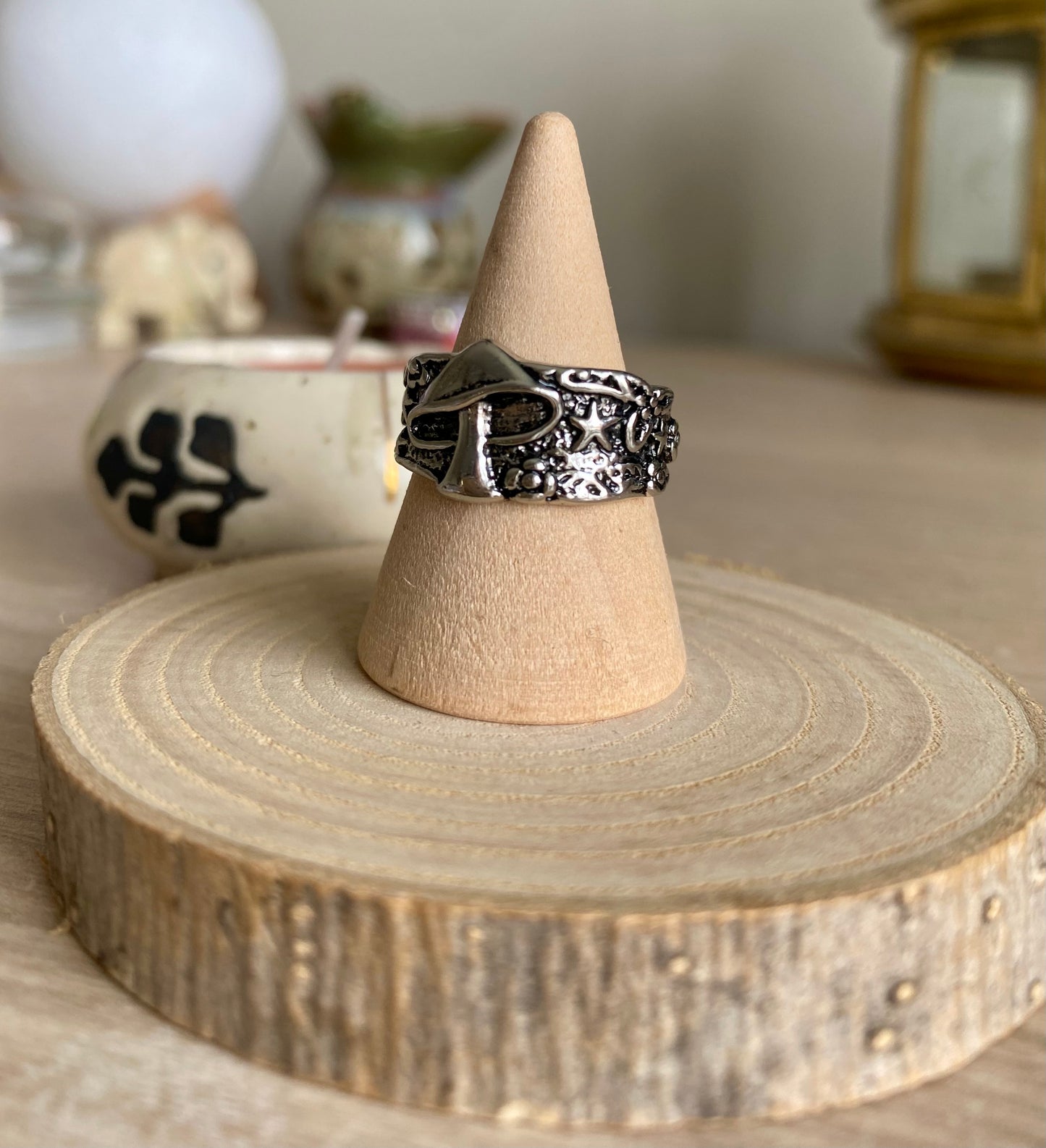 Mushroom Flower Ring