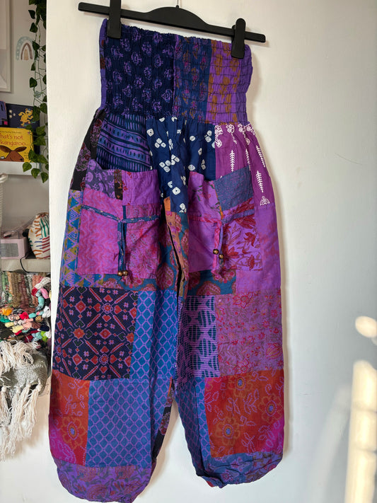 Veg Dye Trousers Purple