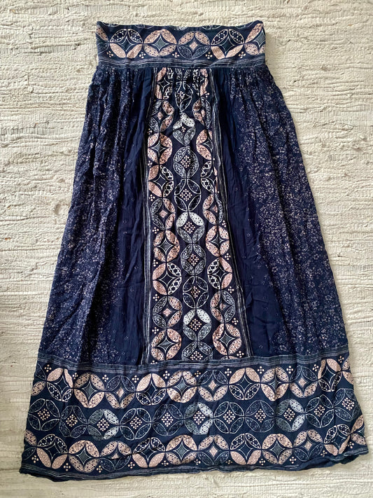 Hippie Navy Skirt