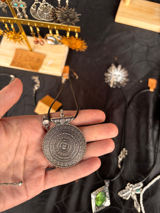 Mandala pendant necklace