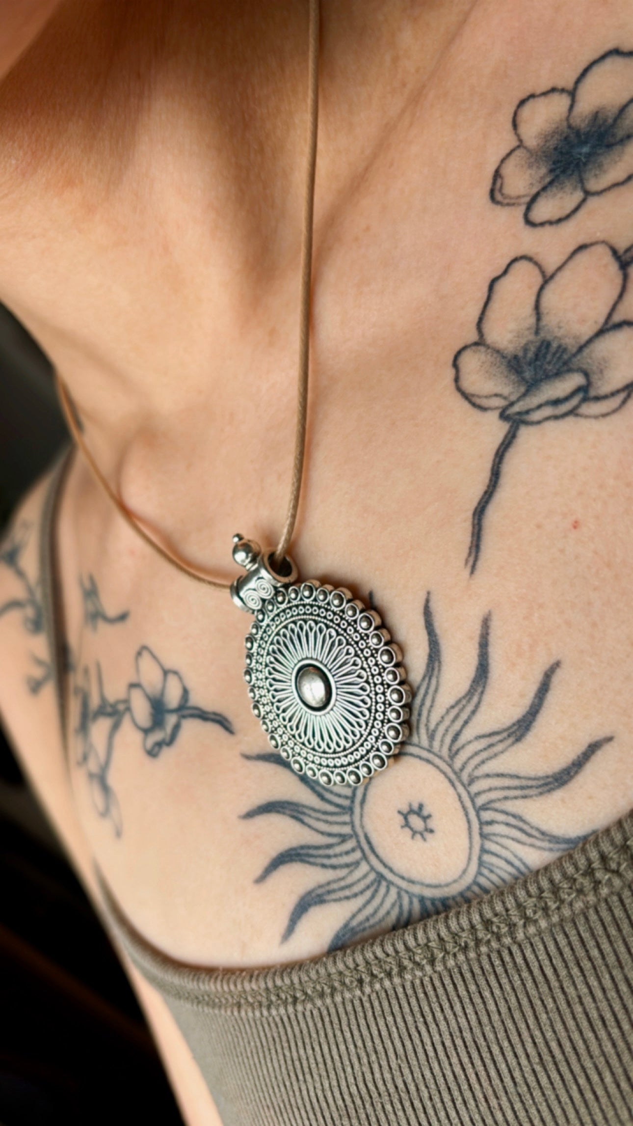 Mandala Pendant Necklace