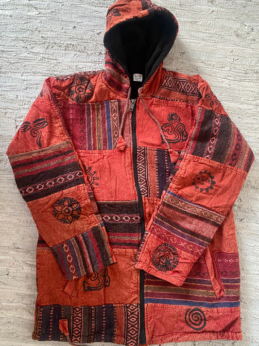 Nepalese Patchwork Stripe Jacket