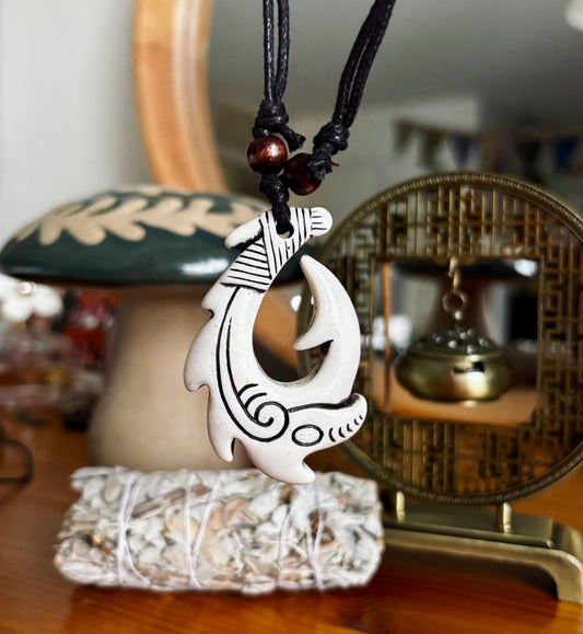 White Hook Pendant