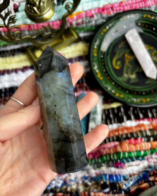 Labradorite Crystal Tower