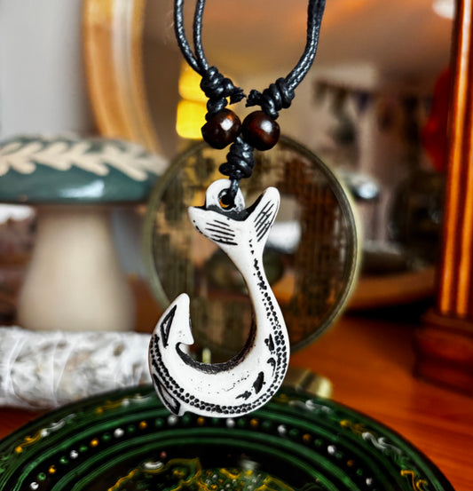 Wooden Pendant Necklace