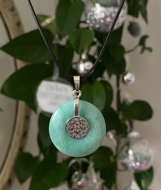 Green Aventurine Flower Of Life