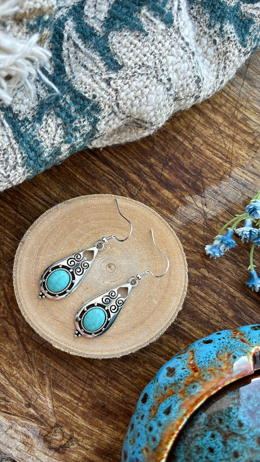 Turquoise Teardrop