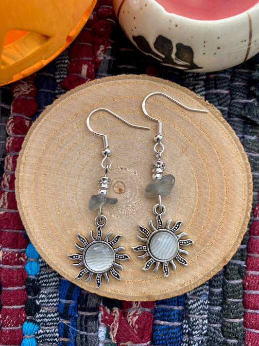 Labradorite Silver Sun