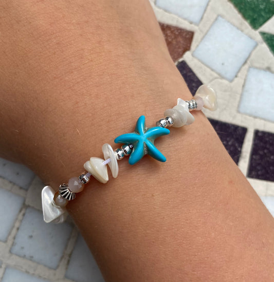 Turquoise Starfish Bracelet