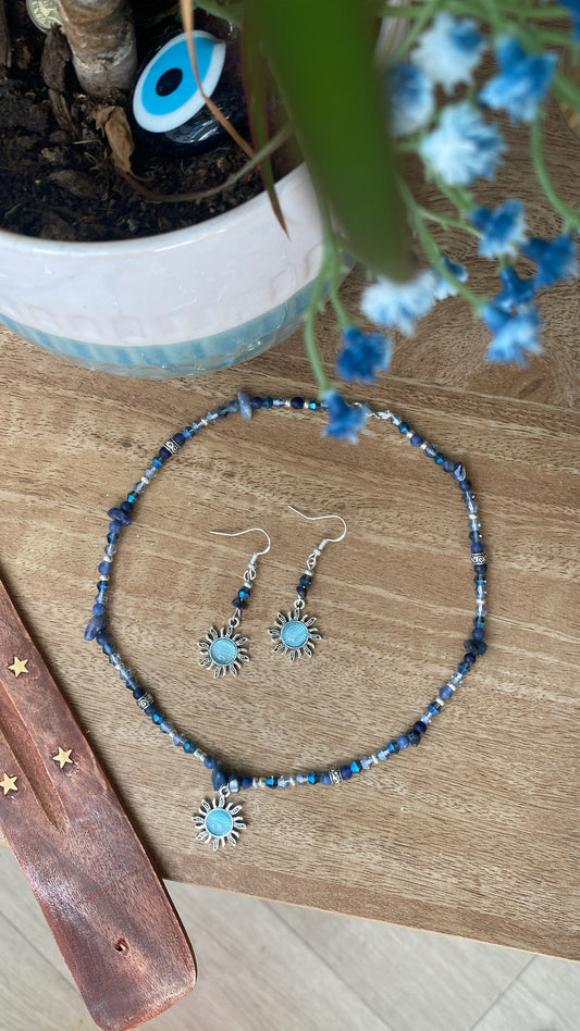 Blue Sodalite Sun