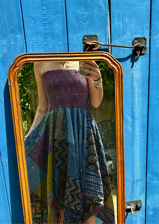 Zig Zag Hem Skirt/Dress