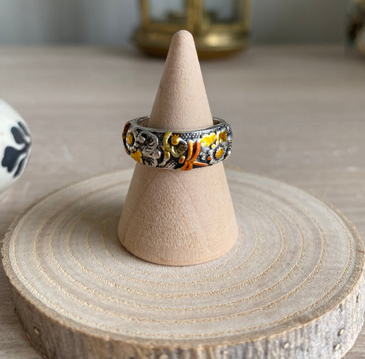 Dragonfly Flower Ring