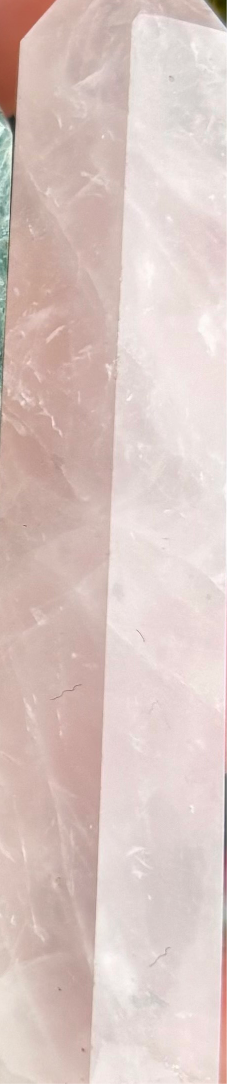 Rose Quartz Crystal Tower