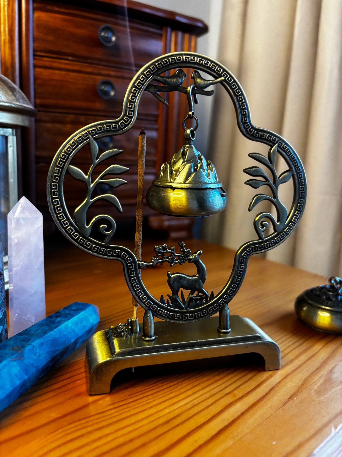 Blossom Deer Incense Burner