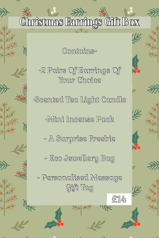 Christmas Earrings Gift Box