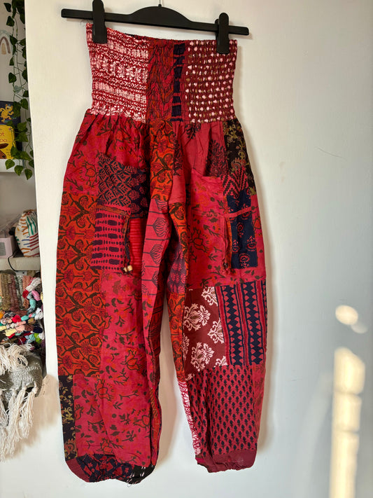 Veg Dye Trousers Red