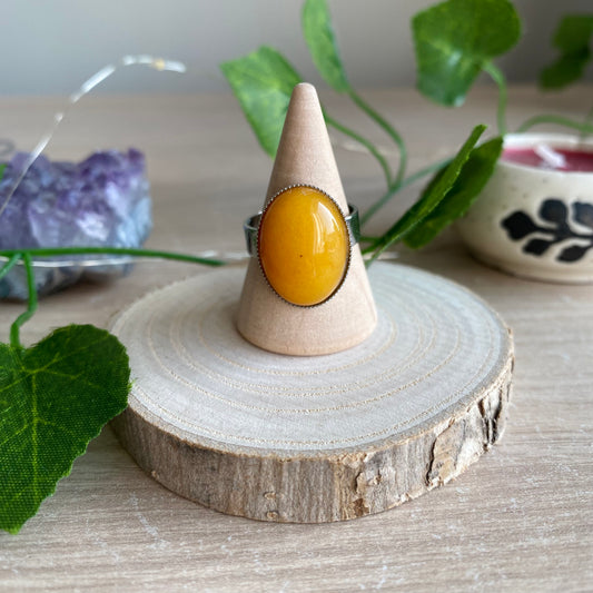 Yellow Aventurine Ring