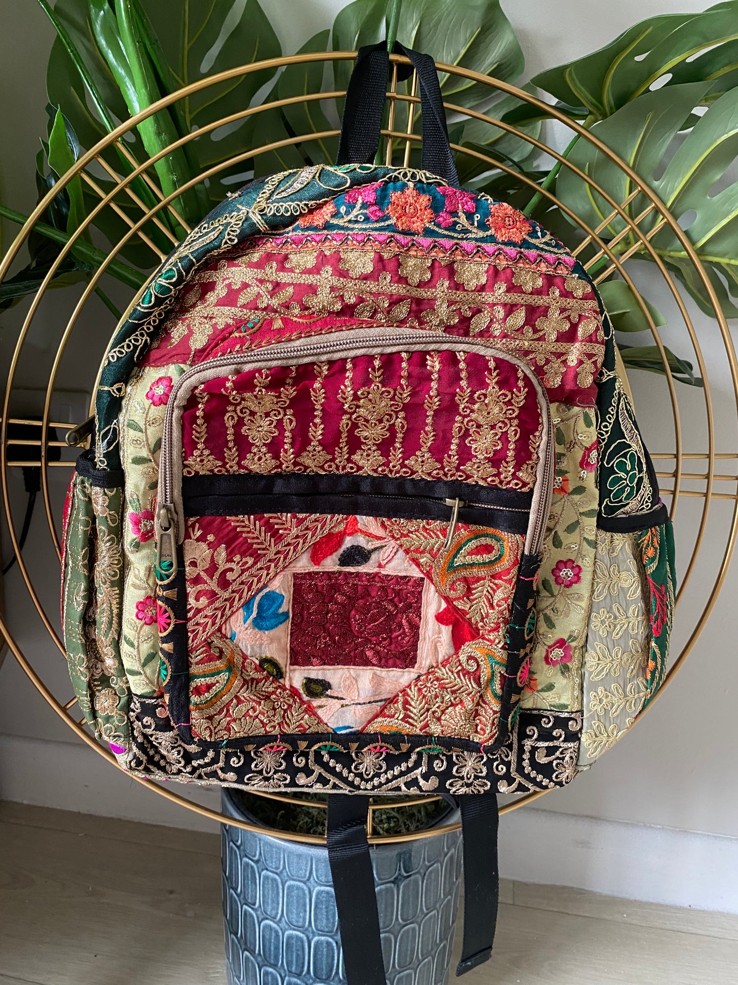 Boho Embroidered Ruck Sack