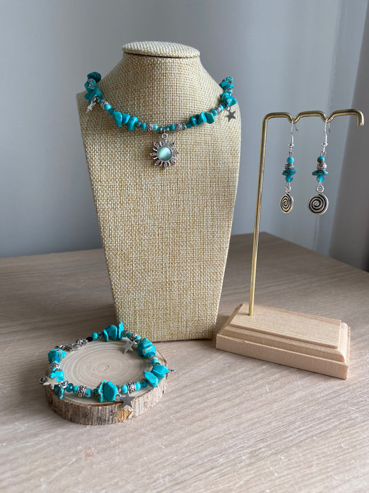 Turquoise Crystal Sun