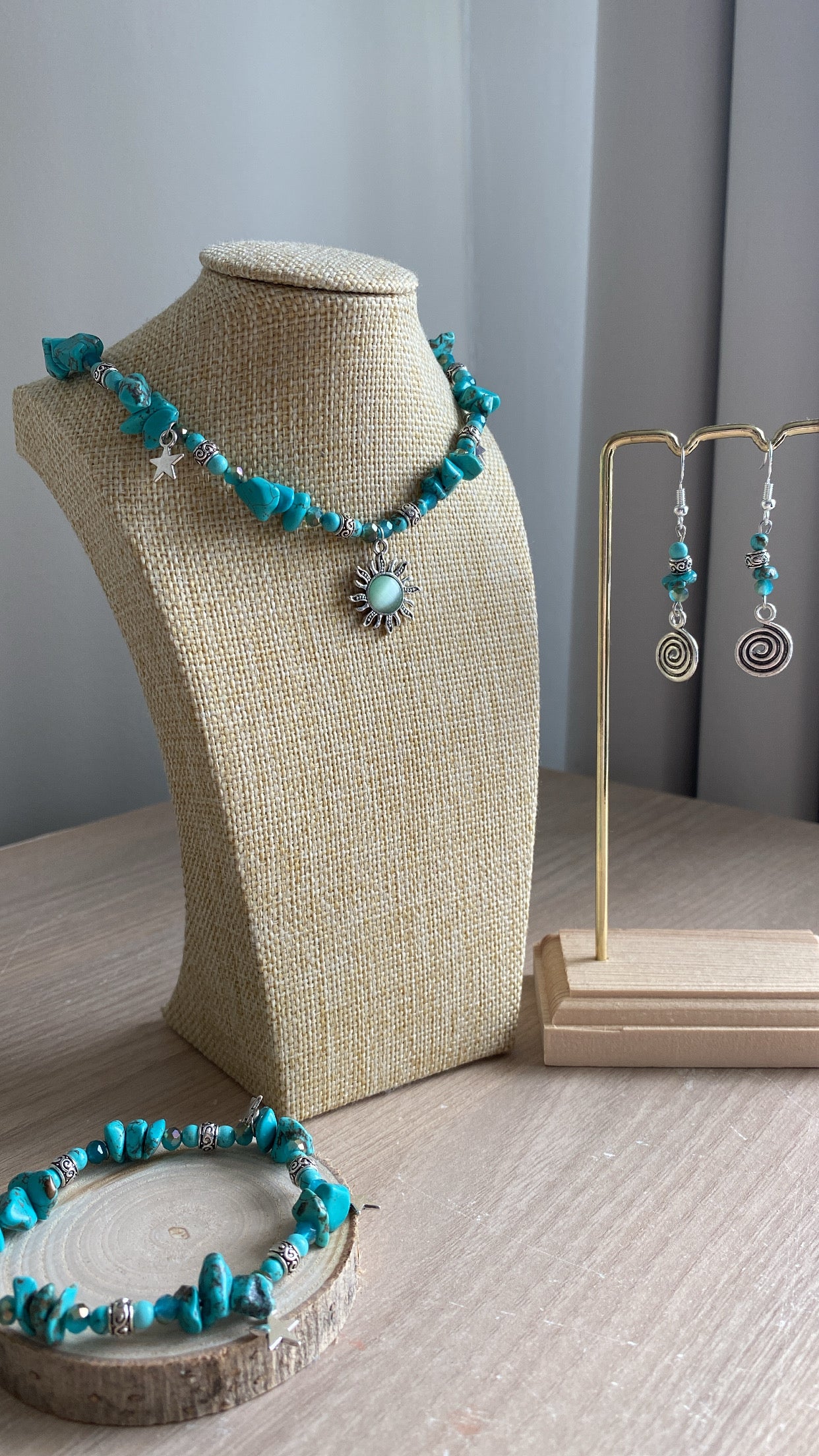 Turquoise Crystal Sun